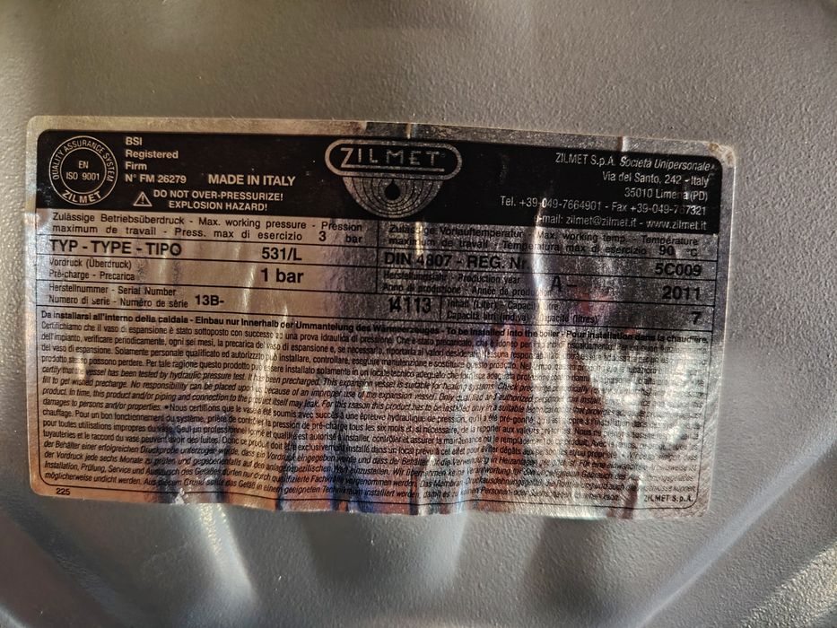 Centrala termică pe gaz