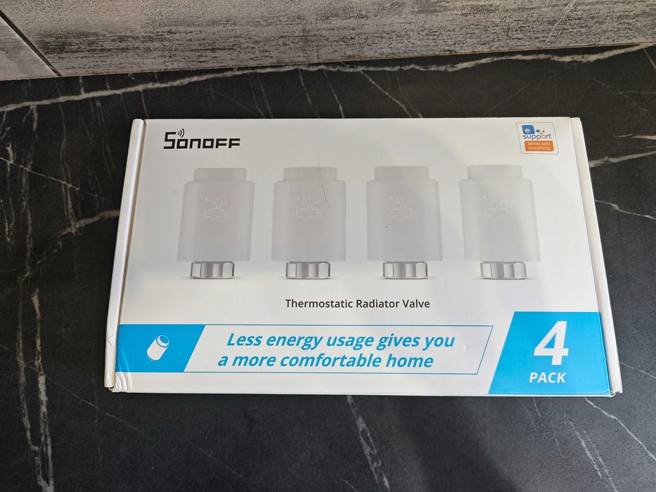 SONOFF TRVZB Zigbee Smart Heating Thermostat set de 4