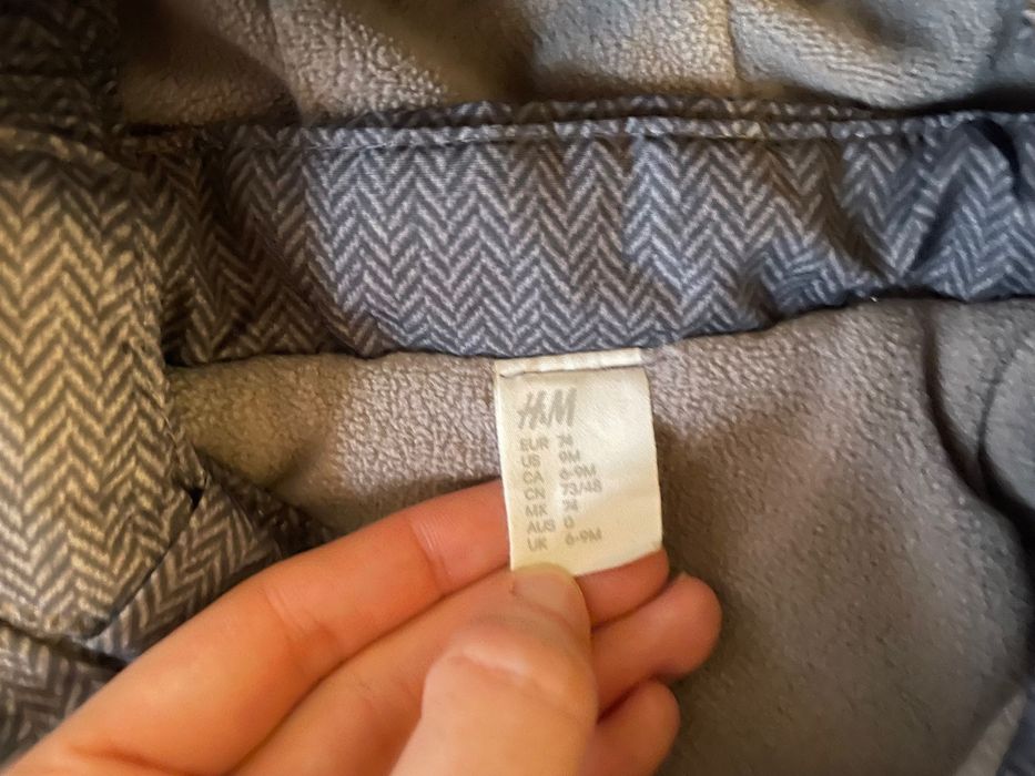 Jacheta gri toamna-primăvara mărimea 74