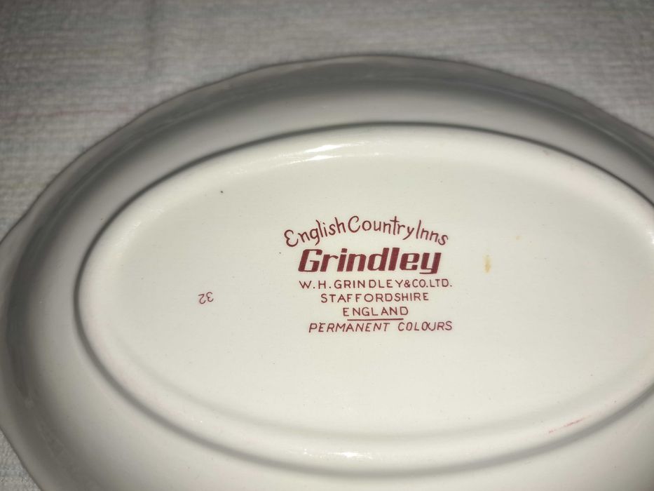 set de masa serviciu farfurii portelan englezesc Grindley 12 persoane