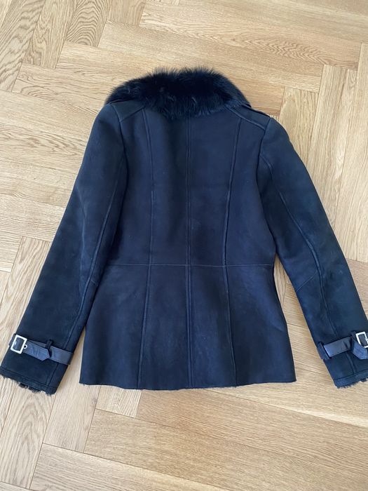 Натуральная дубленка-авиатор