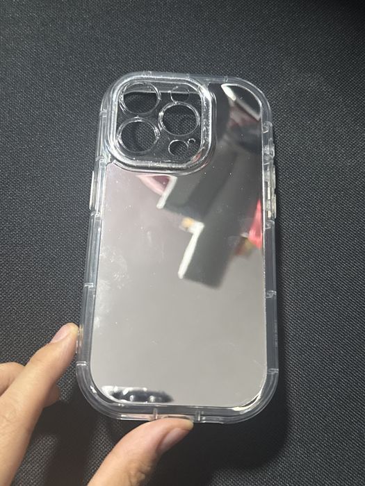 Чехол с зеркалом/ iphone 15 pro