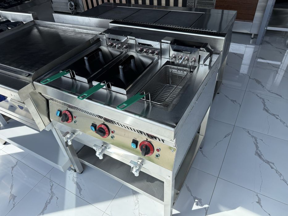 ФРИТЮРНИЦА 3х качественная с гарантией от SATURN  STAINLESSxPRIMO