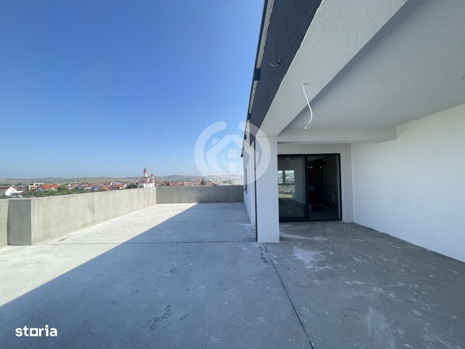 Penthouse nou in Sibiu | 2 dormitoare | 2 bai | 90 mp terasa
