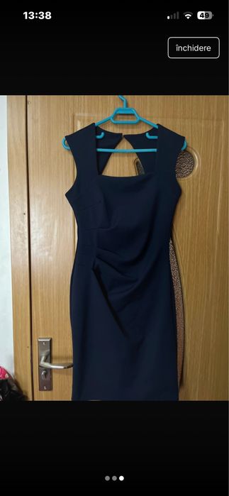 Rochie scurta albastru inchis