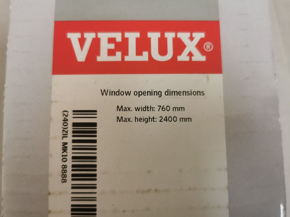 Vând pânză/sită de geam sigilată nouă Velux zil 8888 ce mk10 m10