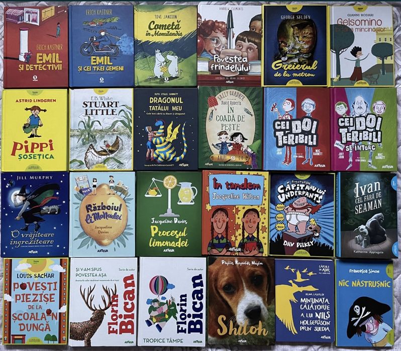 Carti pentru copii si adolescenti editura Arthur programa scolara