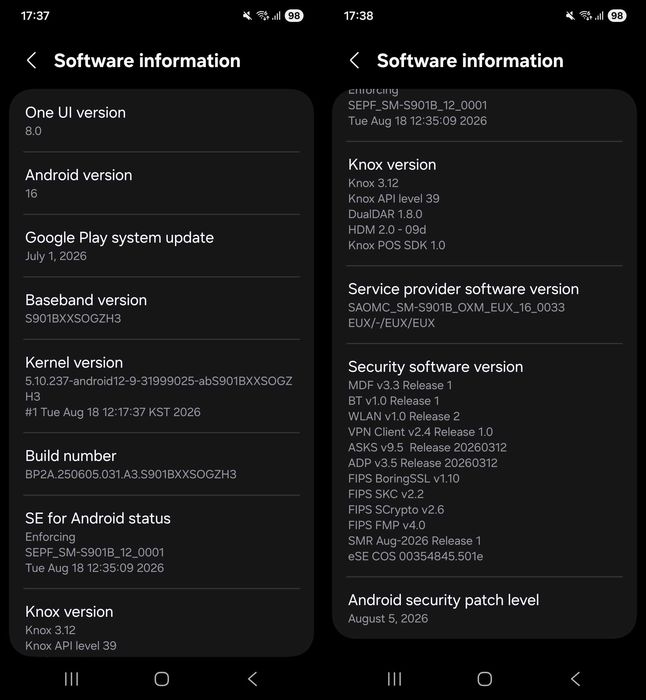 Смартфон Samsung Galaxy S22 5G 128 GB/8 GB RAM (SM-S901B/DS)