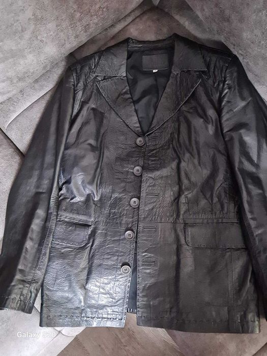 Мъжко сако естествена кожа Миланов