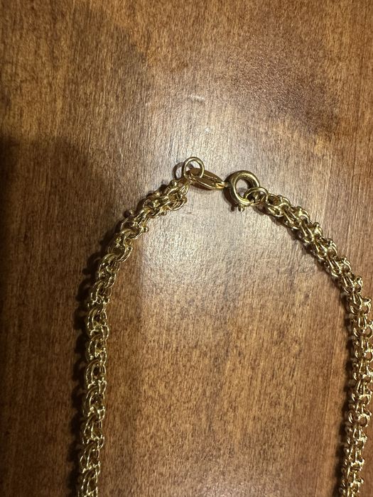 Златен синджир ланец гердан колие накит злато 18 карата гривна италиан