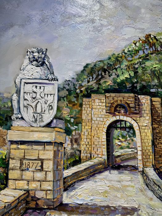 Маслена картина 40/50 платно - Царевец - художник Марчел Ямелиев