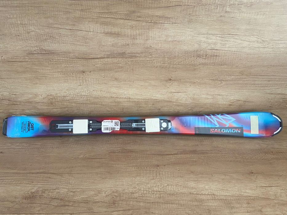 Schiuri copii Salomon QST Jr S 110 cm + legături C5 GW, noi