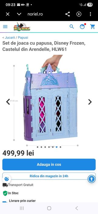 Set Castel Frozen cu papusa Ana