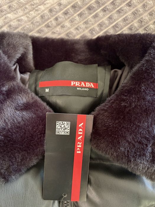 Зимно кожено яке Prada