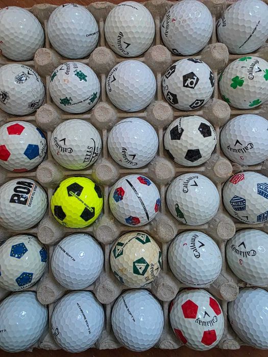 Mingi de golf Recuperate Callaway Chrome Soft, Clasa A