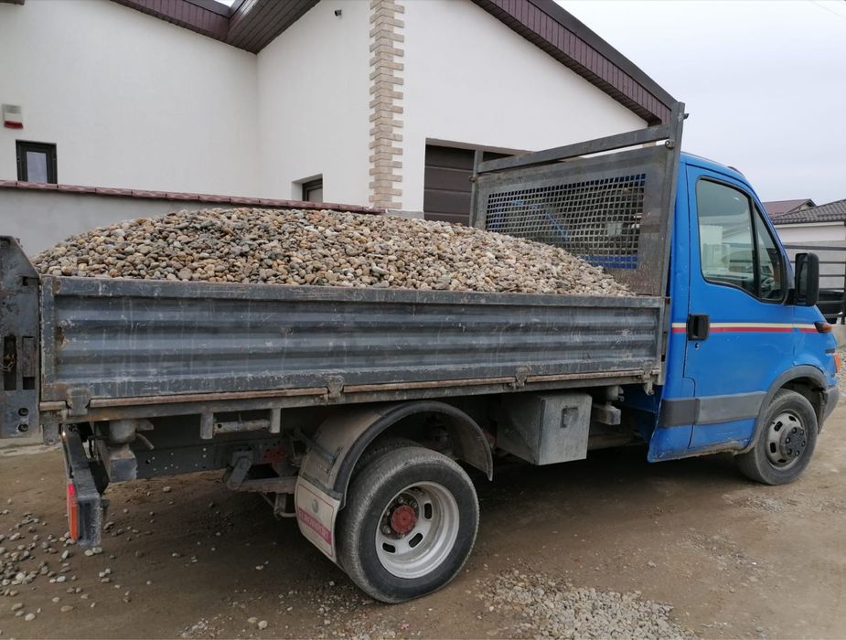 Piatră sort concasată nisip balast pamant