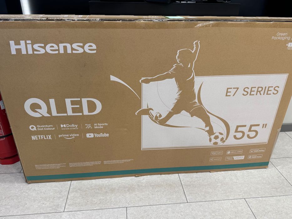 Телевизор Hisense 55' инча QLED НЕРАЗОПАКОВАН!