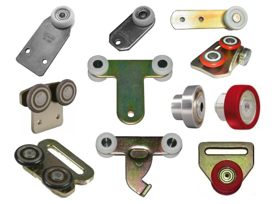 Фурнитура для сдвижных крыш, бортов,ворот,ролики,подшипники т.д.