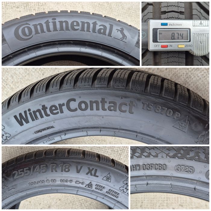 O bucată 255/45 R18 M+S iarnă - una Continental