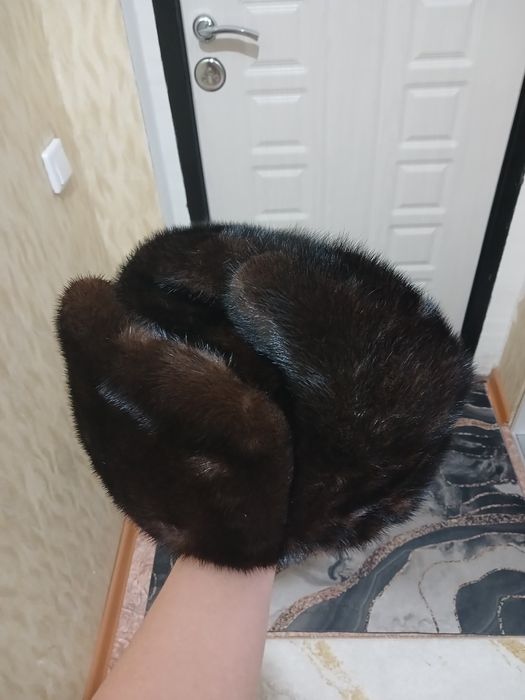 Ушанка норковая мужская