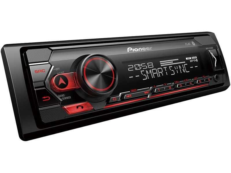 Авто радио Pioneer 4х50w с Mp3, usb, sd + евро букса, музика за кола