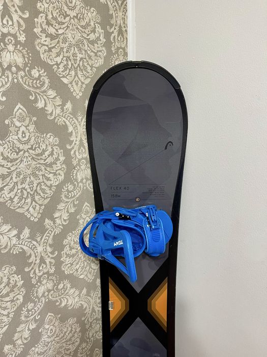 Placa snowboard 158 cm head wide cu legaturi noi