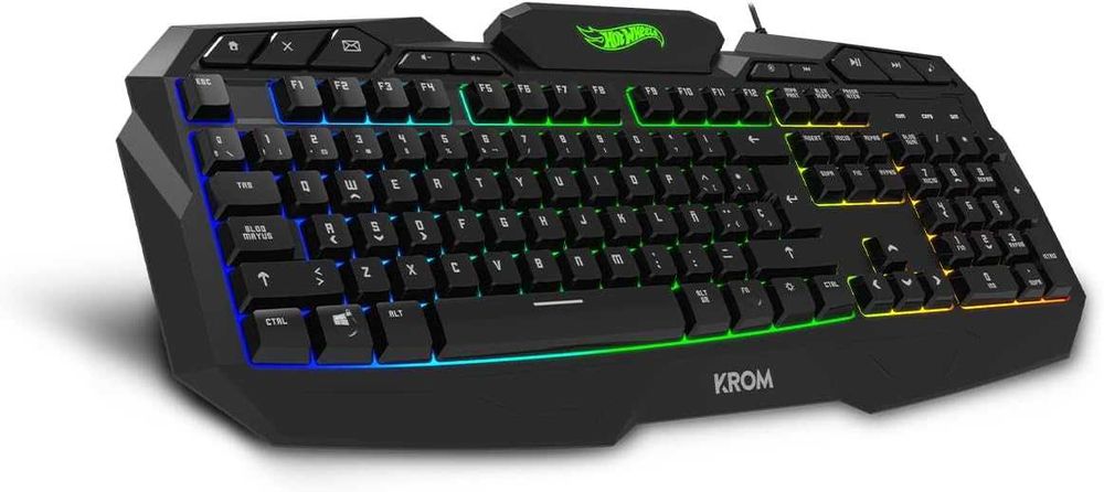 Tastatura Mouse si Mousepad KROM Hot Wheels RGB ES