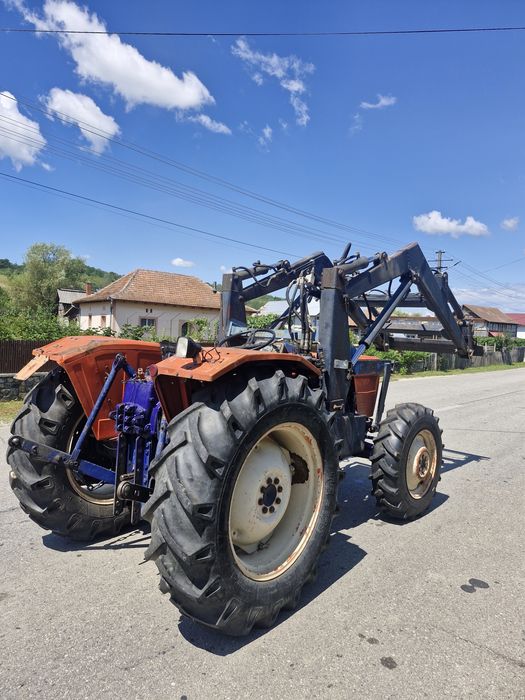 Tractor Same 4×4 cu încărcător frontal!
