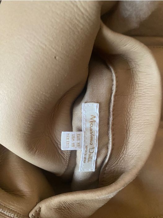 Haină Massimo Dutti, blana oaie, masura S, croiala oversized