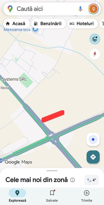 Teren intravilan în  Popești Leordeni lângă Danubiana