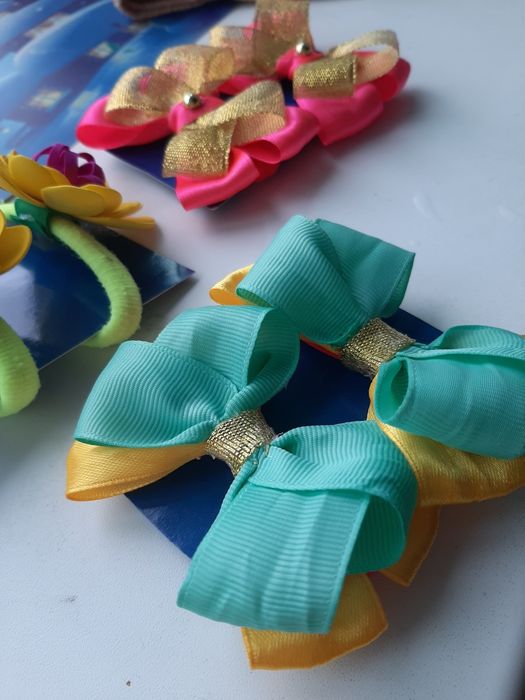 Резиночки бантики. Ручная работа