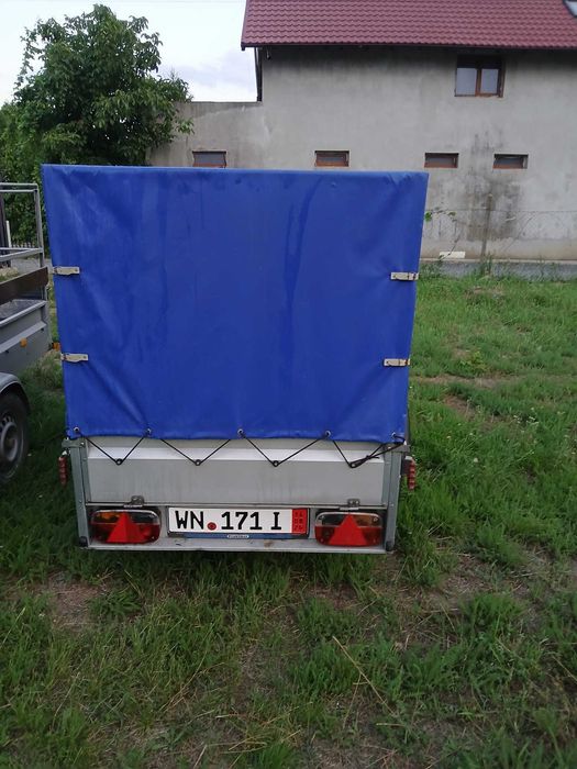 Remorcă 750 kg aproape nouă doar 3 utilizari
