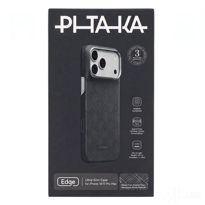 Iphone 17/18 pro/promax pitaka black 100 orginal