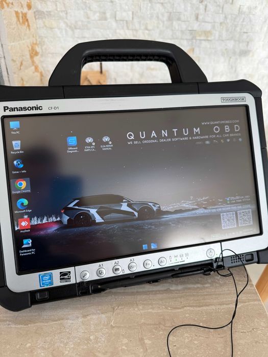 DELL Rugged 7212 Tableta Diagnoză Auto Tester Audi BMW VW Mercedes PSA