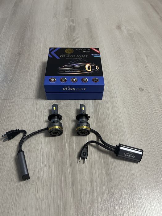 Bec LED H7 Model 2024 / A8, Canbus, 350W / 40000Lm - Promotie !!!