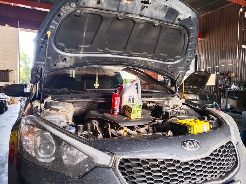 Замена масла в двигателе