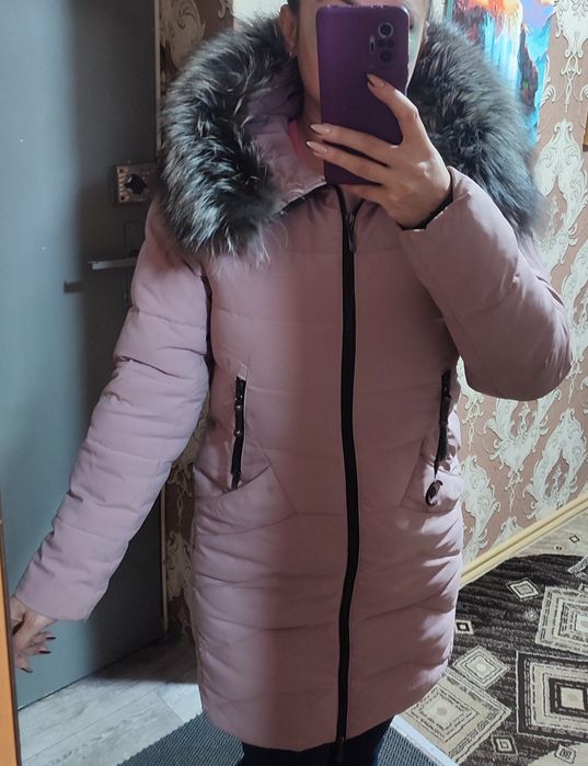 Пуховик зимний б/у