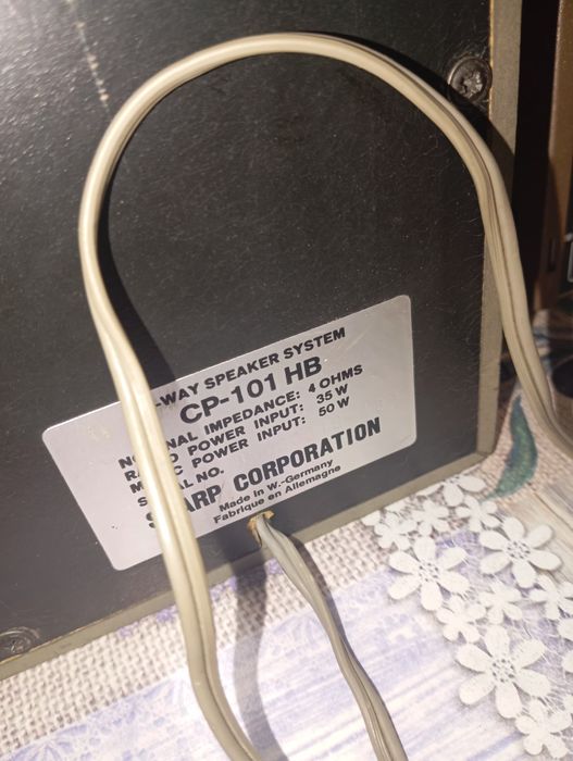 Комплект грамофон ресийвър и тонколони Sharp