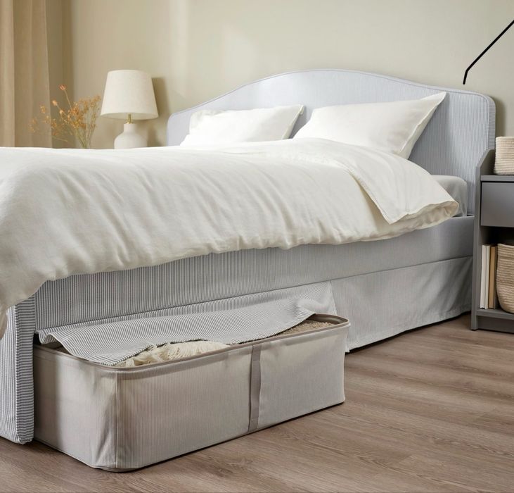 Двойна тапицирана спялна Икеа