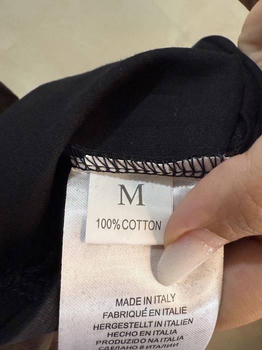 Tricou Louis Vuitton negru, cu imprimeu grafic