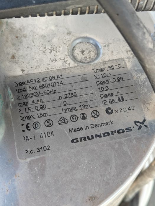 Pompa apa Grundfos - debit mare