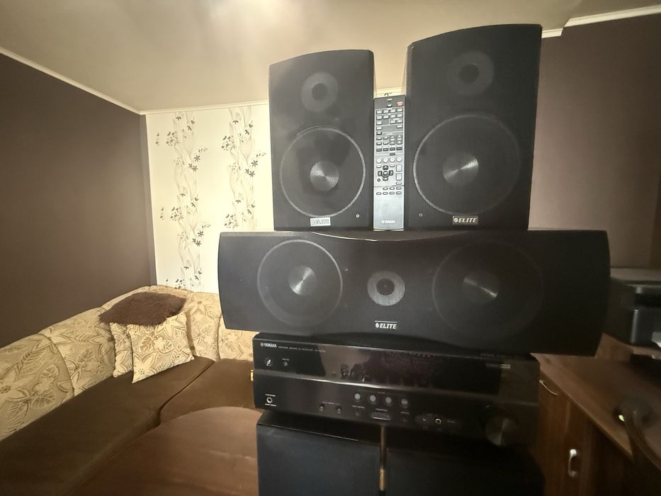 Усилвател  YAMAHA и колони ELITE