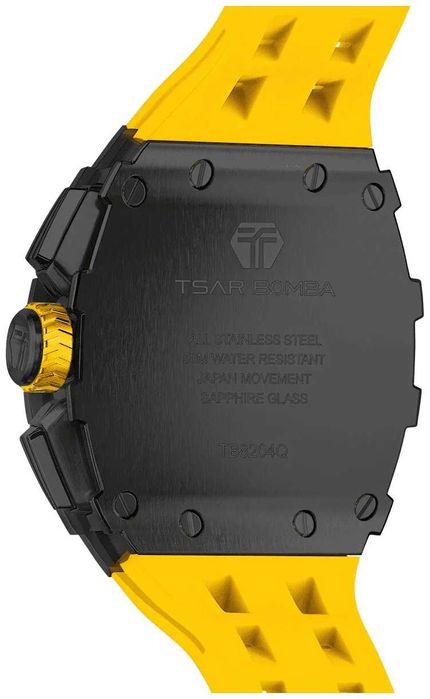 Нов часовник TSAR BOMBA Yellow Limited TB8204QY - гаранция