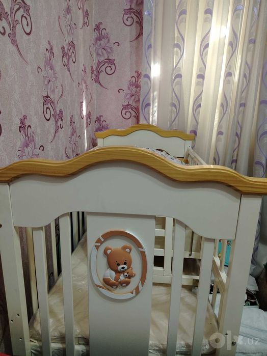Детская кровать с колыбелью