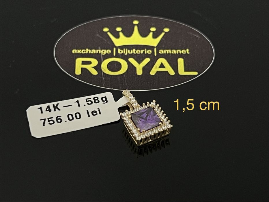 Bijuteria Royal CB : Pandant aur 14k 585   1,58 gr