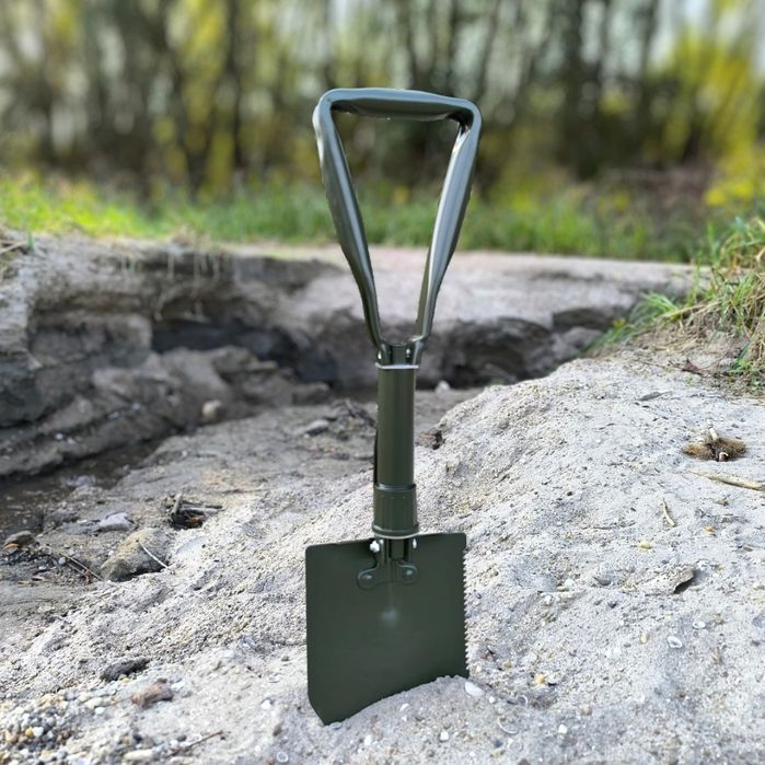 Лопата с кирка и трион за риболов/къмпинг НОВА