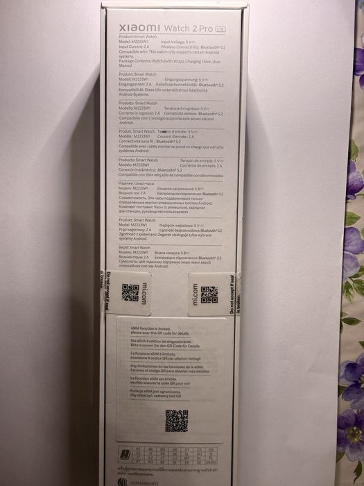 Xiaomi Watch 2 Pro – 4G LTE Black Case