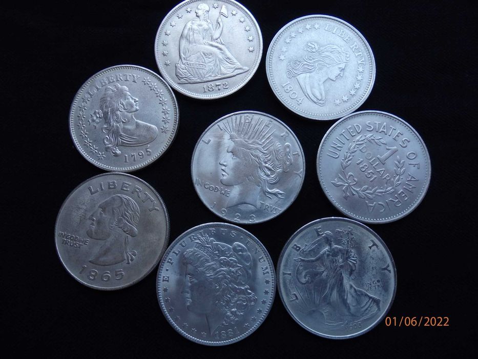 Колекция 8бр по 1 долар -30%