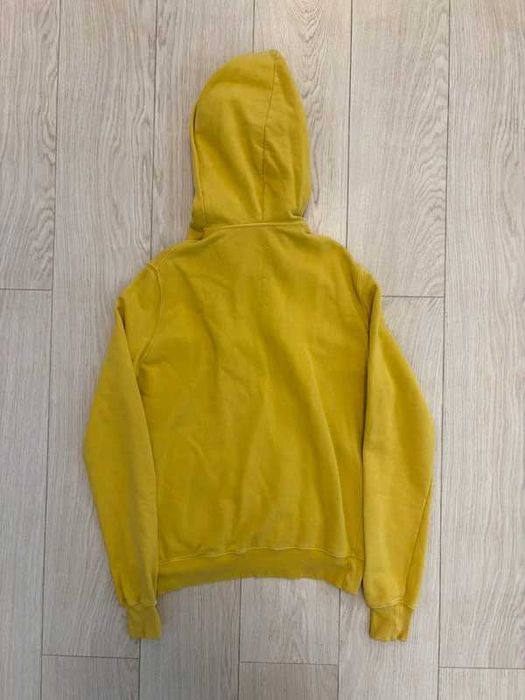 Rick Owens Drkshdw Yellow Zip-Up Mountain Hoodie Lemon