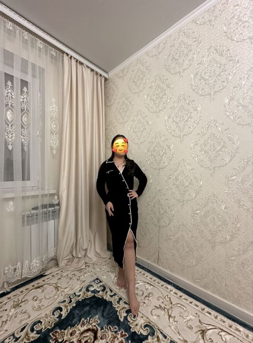 Платье базовое черное